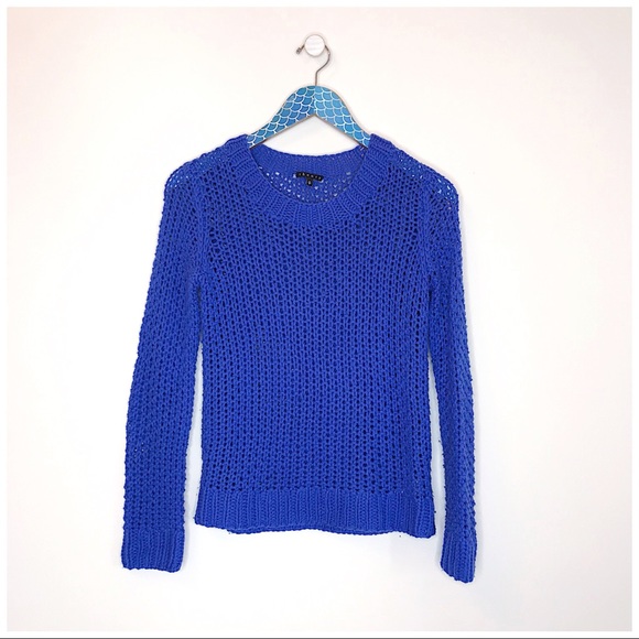 Theory Sweaters - Theory Twilari Open Knit Wool Pullover Sweater